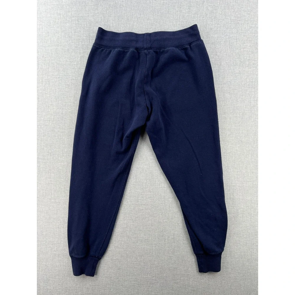 Polo Ralph Lauren Mens Medium Navy Blue Fleece‎ Jogger Sweatpants Pony Lounge